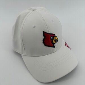 Adidas Louisville Cardinals Hat Cap White Baseball Large Extra Large‎ ACC NEW